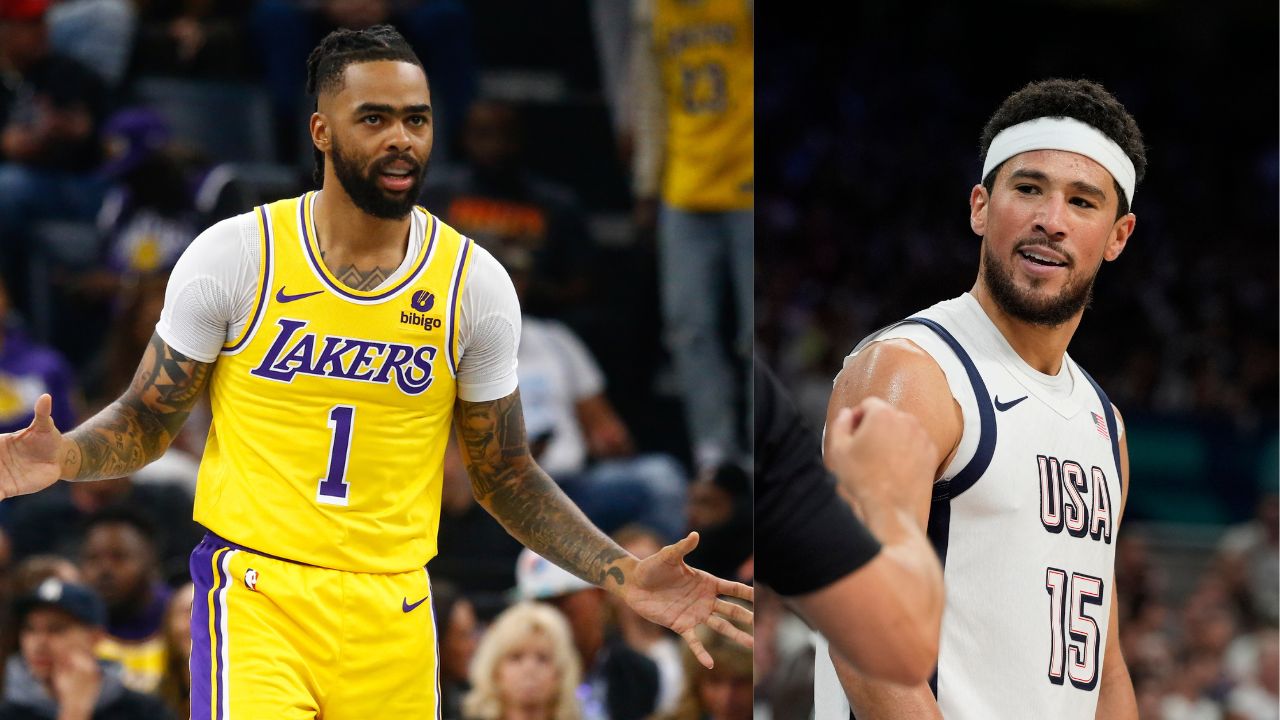 "Used To Kick My A** In 2K": D'Angelo Russell Losing To Devin Booker On 2K Led To Poor Shooting In Real Life
