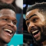 Anthony Edwards and D'Angelo Russell