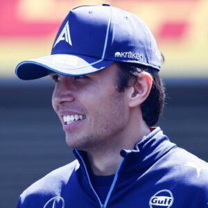 Alex Albon Shares His Twist On Viral Olympic Victory Pose