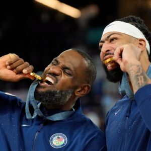 Anthony Davis and LeBron James