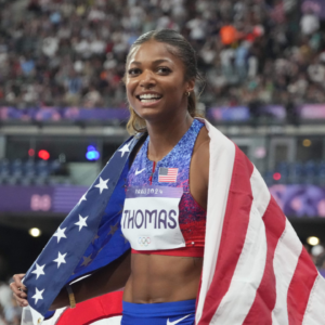 “How Did I Just Now See…”: Gabby Thomas Surprises Alexis Ohanian With a Special Photograph