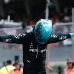 George Russell's Iconic Pose Makes It To Paris Olympics 2024