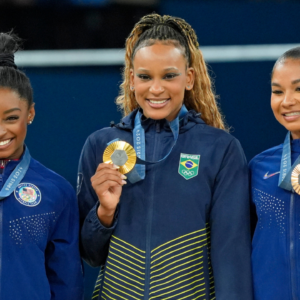 Gisele Bündchen & Simone Biles Applaud Rebeca Andrade’s Historic Win at Paris Olympics