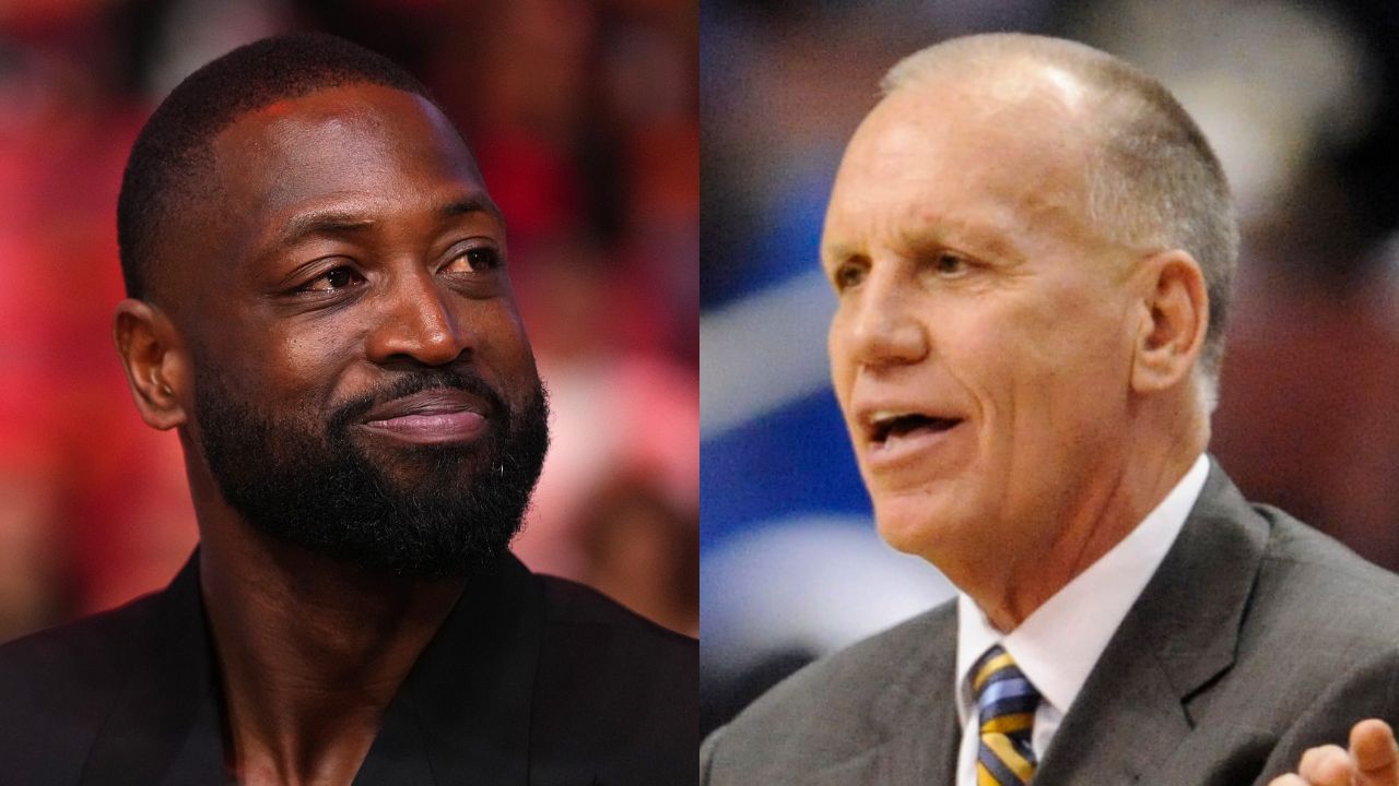 Dwyane Wade and Doug Collins