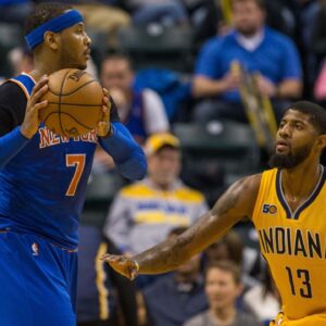 Carmelo Anthony and Paul George