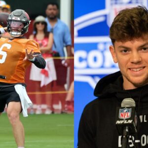 Baker Mayfield and Cooper DeJean