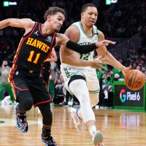 Trae Young and Grant Williams