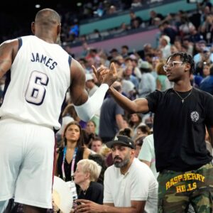 LeBron and Bryce James