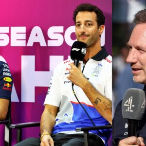 Christian Horner Likes Impersonation of the Red Bull Meeting Hinting the Awkward Daniel Ricciardo-Sergio Perez Situation
