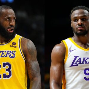 LeBron and Bronny James