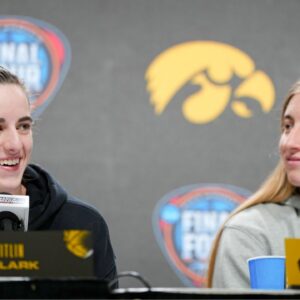 Caitlin Clark and Kate Martin