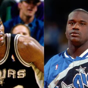 David Robinson and Shaquille O'Neal