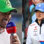 Lewis Hamilton Ends Up Having a Laugh at Yuki Tsunoda’s Expense Because of a Kid’s Scooter