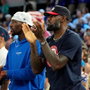 LeBron James Flaunts $300,000 Cartier Crash Skeleton While Supporting A’ja Wilson and Team USA in Gold Medal Game