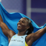 Julien Alfred ‘Meant Business’ With Gold in 100M at Paris Olympics; Sha’Carri Richardson settles for Silver