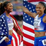 Gabby Thomas Swoops In With a Golden Hattrick to Match Track Legend Allyson Felix’s Historic Record