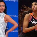 Kim Kardashian and Angel Reese