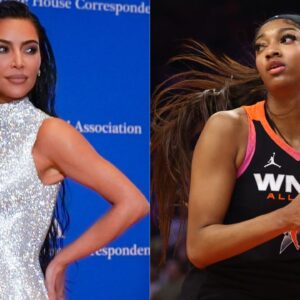 Kim Kardashian and Angel Reese