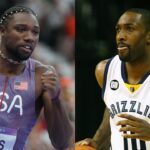 Noah Lyles and Gilbert Arenas