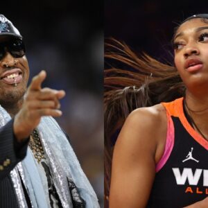 Dennis Rodman and Angel Reese