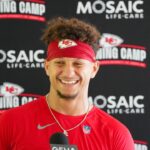 Brittany and Randi Mahomes Reacts After Patrick Forgets To Put His Pants on At Practice