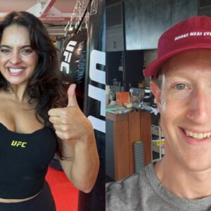 Mark Zuckerberg Reacts Bruce Buffer Style as He Receives Nina Maria Daniele’s Praise Over ACL Recovery, Other UFC Stars React Too