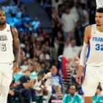 LeBron James and Victor Wembanyama