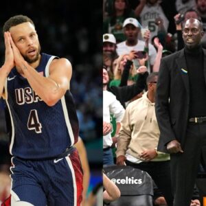 Stephen Curry (L), and Kevin Garnett (R).