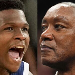 Anthony Edwards and Isiah Thomas