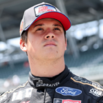 NASCAR Cup Series driver Harrison Burton (21) during qualifying for the Brickyard 400 at Indianapolis Motor Speedway.