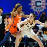 Caitlin Clark Getting Poked In The Eye By Dijonai Carrington’s Nails Has Jason Whitlock Raising Questions