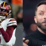 Commanders OC Kliff Kingsbury Had the Perfect Reaction To Jayden Daniels Dodging Interceptions