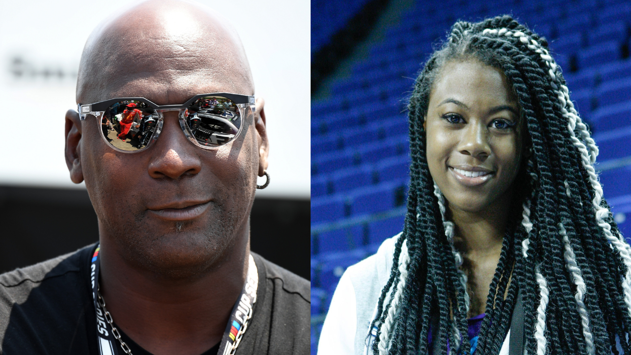 Michael Jordan and Jasmine Jordan. Credits: USA Today Sports and China Foto Press