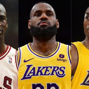 Michael Jordan, LeBron James, and Kobe Bryant