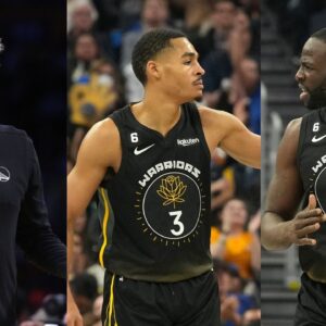 Steve Kerr, Jordan Poole, Draymond Green