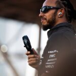 Lewis Hamilton's Facepalm Moment As He Spots Fan With “44 in Red" Phonecase