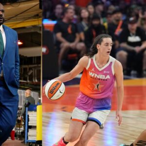 Shaquille O’Neal Clarifies He’s “Angel Reese All Day” Before Praising Caitlin Clark: “Makes the Right Play Everytime”
