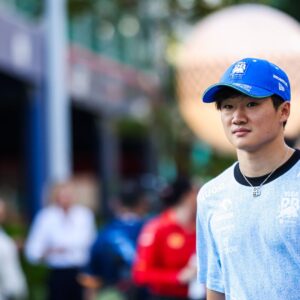 RB8 Driven By Yuki Tsunoda Catches Fire During Taichung Showrun
