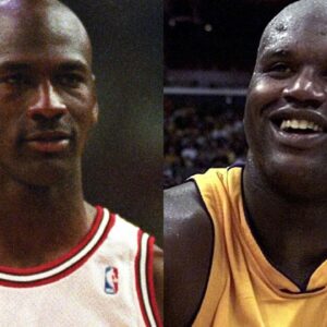 Michael Jordan and Shaquille O'Neal