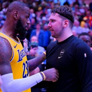 LeBron James and Luka Doncic
