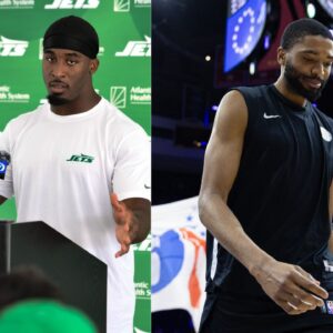 Jets’ Breece Hall Calls Knicks’ Depth “Really Not Fair” While Taking On Mikal Bridges in 2K25