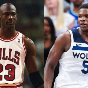 Michael Jordan and Anthony Edwards