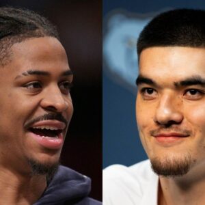 Ja Morant and Zach Edey