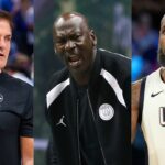 Mark Cuban, Michael Jordan and LeBron James
