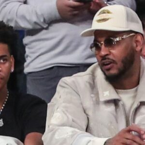 Kiyan and Carmelo Anthony