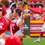 Dylan Raiola and Patrick Mahomes.