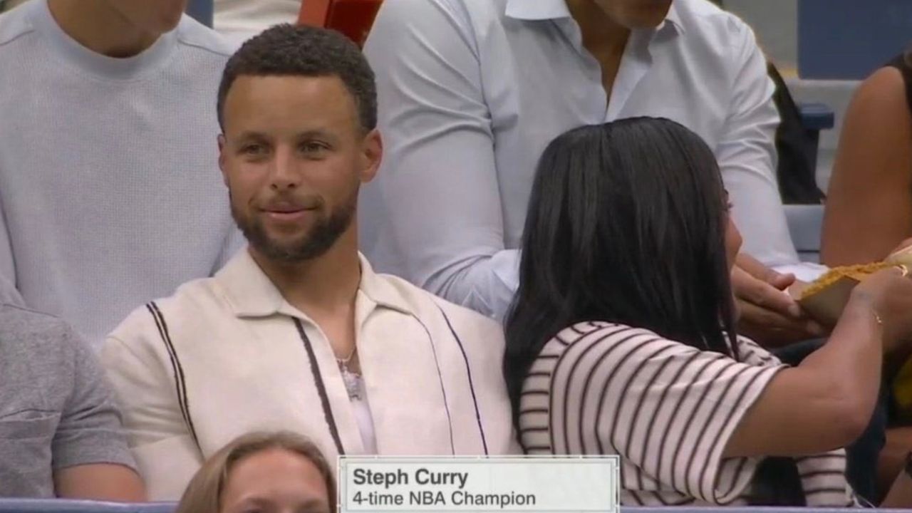 Stephen Curry Excites Fans With Arthur Ashe Appearance to Show Support For Jessica Pegula