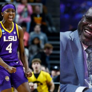Flau'jae Flexes Impressing Shaquille O'Neal With A 'Crazy' Layup During LSU-Kentucky