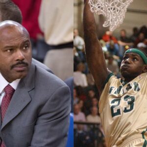 Tim Hardaway Sr. and LeBron James