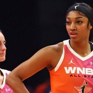 Caitlin Clark and Angel Reese